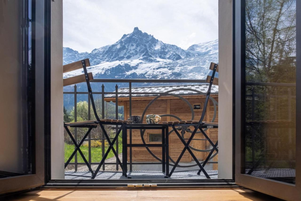 Newly Renovated Apartment With Mont Blanc View Chamonix Exterior photo